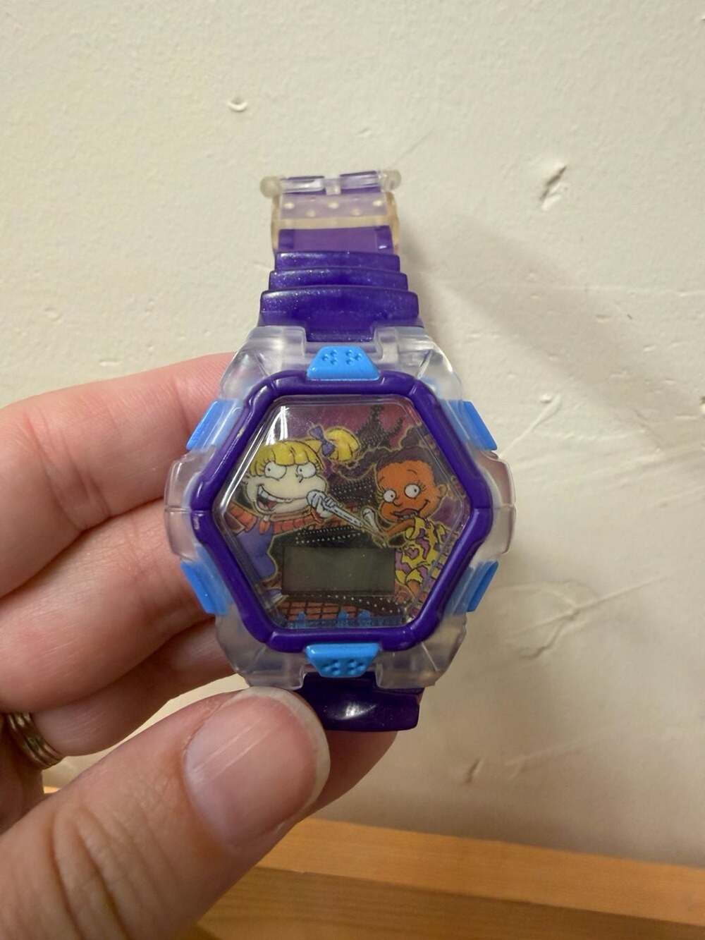 Vintage 2000 Nickelodeon Rugrats in Paris Angelica & Susie ChatBack Watch